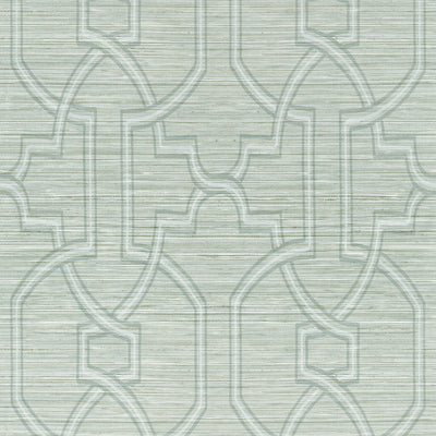 Thibaut Design wallcovering, Promenade pattern , Ice color, Geometric,Texture, Embossed,Trellis , Lattice style type , pattern number  T279