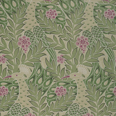 Thibaut Design wallcovering, Desmond pattern , Green color, Birds,Leaves style type , pattern number  T2920