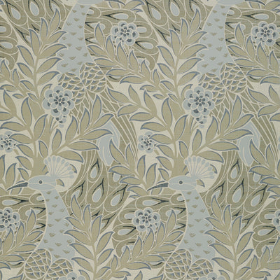 Thibaut Design wallcovering, Desmond pattern , Beige color, Birds,Leaves style type , pattern number  T2921