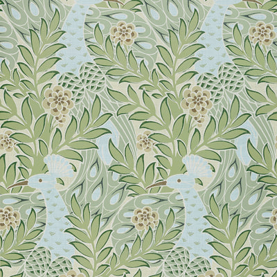 Thibaut Design wallcovering, Desmond pattern , Moss color, Birds,Leaves style type , pattern number  T2922