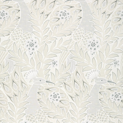 Thibaut Design wallcovering, Desmond pattern , Pearl color, Birds,Leaves style type , pattern number  T2936