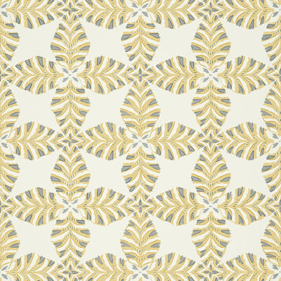 Thibaut Design wallcovering, Starleaf pattern , Yellow color, Geometric,Leaves style type , pattern number  T2970