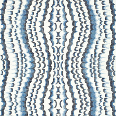 Thibaut Design wallcovering, Ebru pattern , Navy color, Geometric style type , pattern number  T2982