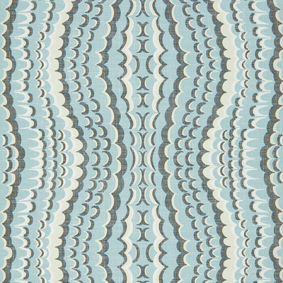 Thibaut Design wallcovering, Ebru pattern , Aqua color, Geometric style type , pattern number  T2983