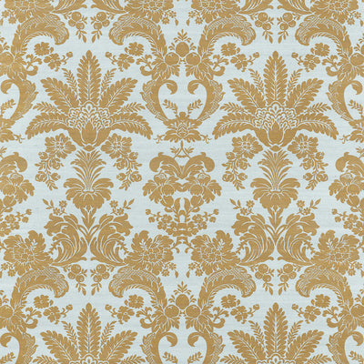 Thibaut Design wallcovering, West Indies Damask pattern , Aqua color, Damask,Texture, Embossed style type , pattern number  T3629