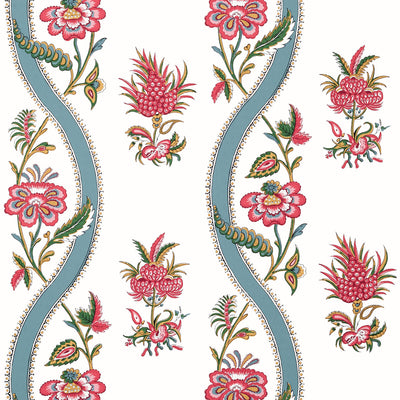 THIBAUT WALLCOVERING-RIBBON FLORAL- T36426