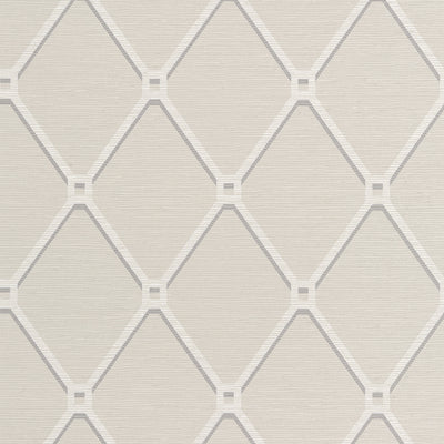 Thibaut Design wallcovering, Easom Trellis pattern , Grey color, Texture, Embossed,Trellis , Lattice style type , pattern number  T4054