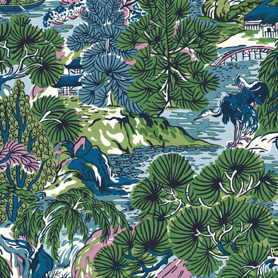 THIBAUT WALLCOVERING-PAGODA TREES- T42024