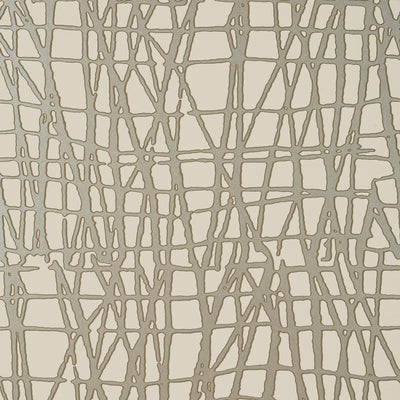 Thibaut Design wallcovering, Mori pattern , Metallic Silver color, Geometric style type , pattern number  T451