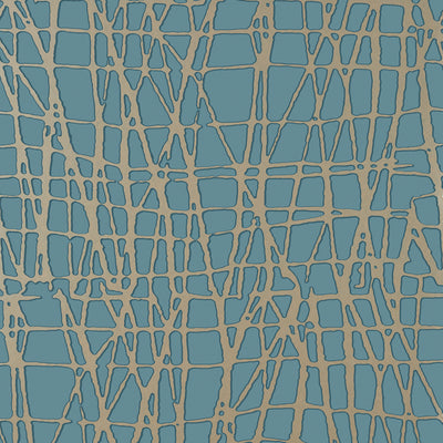 Thibaut Design wallcovering, Mori pattern , Aqua color, Geometric style type , pattern number  T455