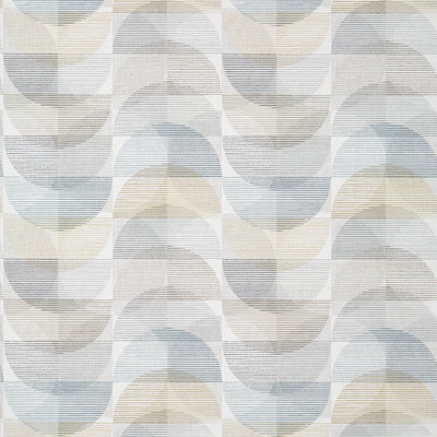 Thibaut Design wallcovering, Half Moon pattern , Beige color, Geometric style type , pattern number  T457