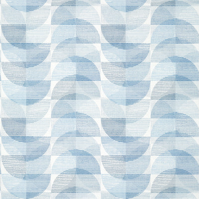 Thibaut Design wallcovering, Half Moon pattern , Mineral color, Geometric style type , pattern number  T459