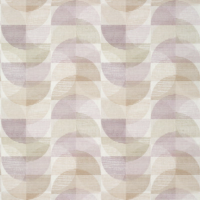 Thibaut Design wallcovering, Half Moon pattern , Lavender color, Geometric style type , pattern number  T461
