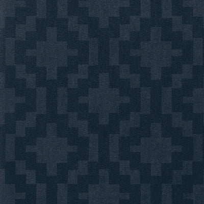 Thibaut Design wallcovering, Andes pattern , Denim color, Ethnic,Geometric,Texture, Embossed style type , pattern number  T57115