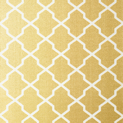 Thibaut Design wallcovering, Carolyn Trellis pattern , Metallic Gold color, Geometric,Texture, Embossed,Trellis , Lattice style type , pattern number  T64150