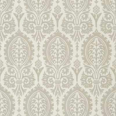 Thibaut Design wallcovering, Sir Thomas pattern , Grey color, Damask,Medallions style type , pattern number  T72570