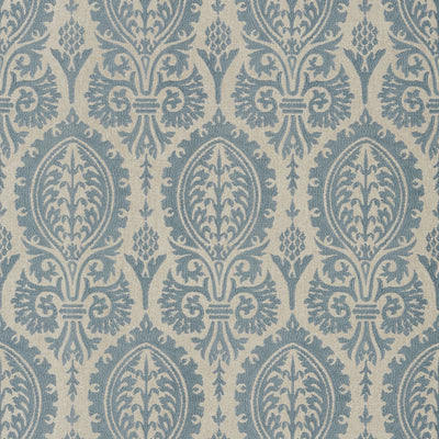 Thibaut Design wallcovering, Sir Thomas pattern , Blue color, Damask,Medallions style type , pattern number  T72571