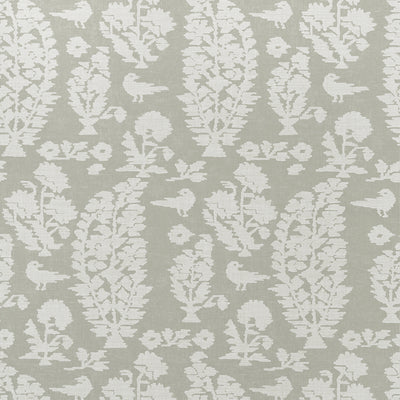 Thibaut Design wallcovering, Allaire pattern , Light Grey color, Damask,Leaves style type , pattern number  T72596
