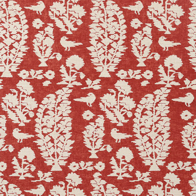 Thibaut Design wallcovering, Allaire pattern , Red color, Damask,Leaves style type , pattern number  T72599