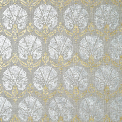 Thibaut Design wallcovering, Turkish Damask pattern , Metallic Gold color, Damask,Texture, Embossed style type , pattern number  T72610
