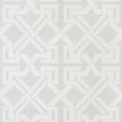 Thibaut Design wallcovering, Benedetto pattern , Grey color, Geometric,Trellis , Lattice style type , pattern number  T72642