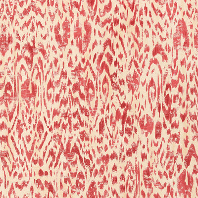 Thibaut Design wallcovering, Carlotta pattern , Coral , Green color, Geometric,Texture, Embossed style type , pattern number  T75453
