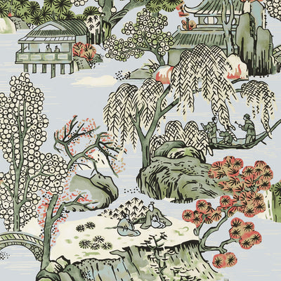 THIBAUT WALLCOVERING-ASIAN SCENIC- T75460