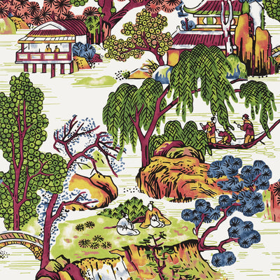 THIBAUT WALLCOVERING-ASIAN SCENIC- T75464