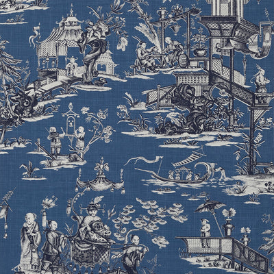THIBAUT WALLCOVERING-CHENG TOILE- T75465