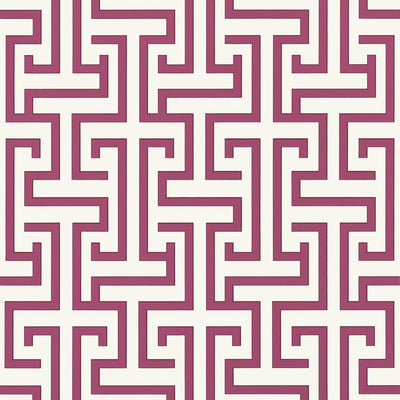 Thibaut Design wallcovering, Ming Trail pattern , Lavender color, Geometric,Trellis , Lattice style type , pattern number  T75472