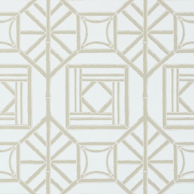 Thibaut Design wallcovering, Shoji Panel pattern , Aqua color, Chinoiserie,Geometric,Trellis , Lattice style type , pattern number  T75519