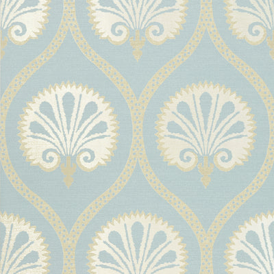 Thibaut Design wallcovering, Kimberly pattern , Teal color, Geometric,Medallions,Trellis , Lattice style type , pattern number  T85017