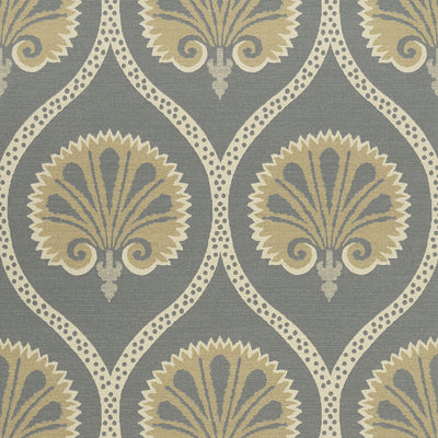Thibaut Design wallcovering, Kimberly pattern , Grey color, Geometric,Medallions,Trellis , Lattice style type , pattern number  T85018