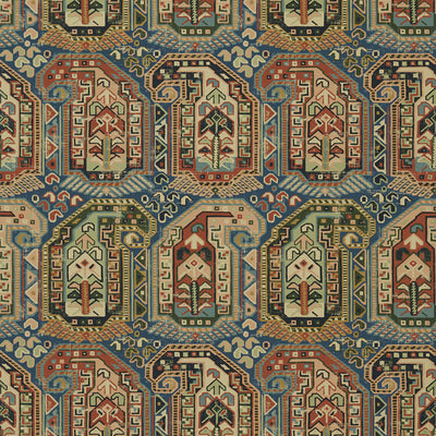 Thibaut Design wallcovering, Gleniffer pattern , Tomato color, Ethnic,Geometric style type , pattern number  T85024