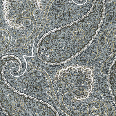 Thibaut Design wallcovering, Sherrill Paisley pattern , Flannel color, Floral,Paisley style type , pattern number  T85077