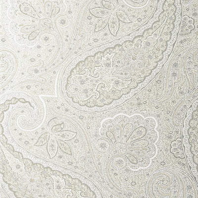 Thibaut Design wallcovering, Sherrill Paisley pattern , Cream color, Floral,Paisley style type , pattern number  T85081