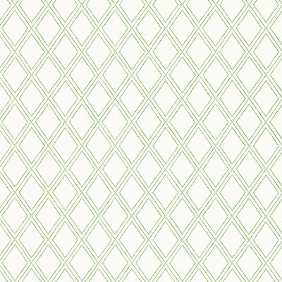 Thibaut Design wallcovering, Bonaire pattern , Blue , Green color, Geometric,Trellis , Lattice style type , pattern number  T88755