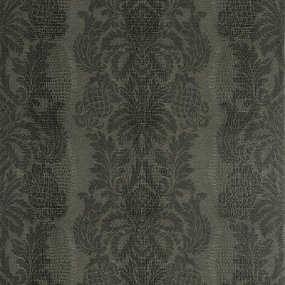 Thibaut Design wallcovering, French Quarter Damask pattern , Metallic Silver , Black color, Animals Skins,Damask,Texture, Embossed style type , pattern number  T89114