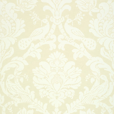 Thibaut Design wallcovering, Passaro Damask pattern , Beige color, Birds,Damask style type , pattern number  T89135
