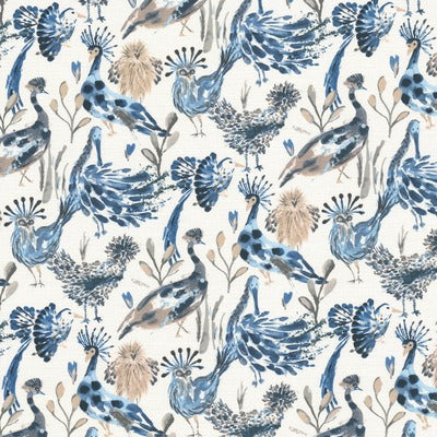 Stout Fabrics , Tabas Tabas, Blue color, Multipurpose Print style type , pattern number  TABA-1