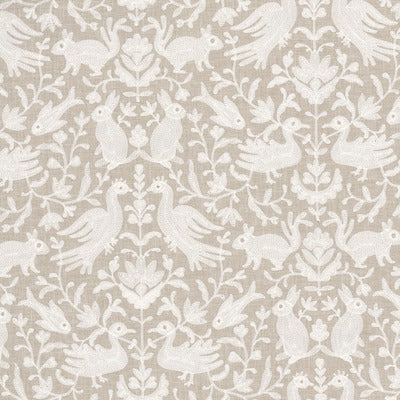 Stout Fabrics , Tapioca Tapioca, White color, Multipurpose Embroideries style type , pattern number  TAPI-1