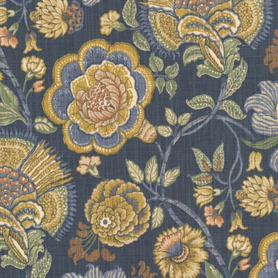 Stout Fabrics , Teaparty Teaparty, Blue color, Multipurpose Print style type , pattern number  TEAP-1