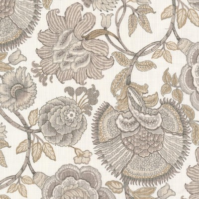 Stout Fabrics , Teaparty Teaparty, Grey color, Multipurpose Print style type , pattern number  TEAP-2