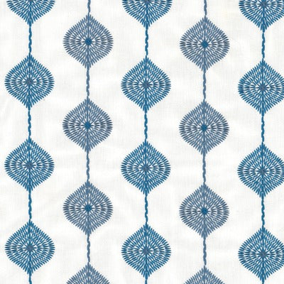 Stout Fabrics , Tetra Tetra, Blue color, Drapery Embroideries style type , pattern number  TETR-1