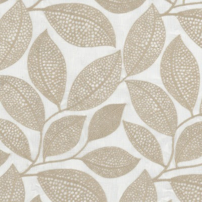 Stout Fabrics , Theta Theta, Beige color, Drapery Embroideries style type , pattern number  THET-1