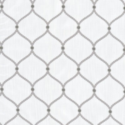 Stout Fabrics , Totter Totter, Grey color, Drapery Embroideries style type , pattern number  TOTT-1