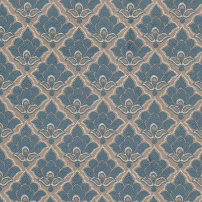 Stout Fabrics , Turret Turret, Blue color, Upholstery Jacquard style type , pattern number  TURR-5