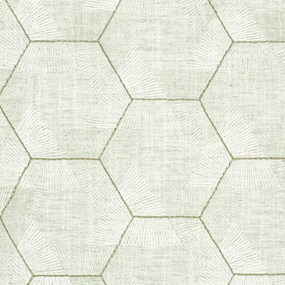 Stout Fabrics , Ursula Ursula, Spa color, Drapery Embroideries style type , pattern number  URSU-3
