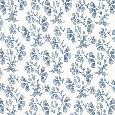 Stout Fabrics , Vivian Vivian, Blue color, Multipurpose Print style type , pattern number  VIVI-4