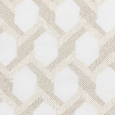 Stout Fabrics , Wasco Wasco, Beige color, Drapery Embroideries style type , pattern number  WASC-1